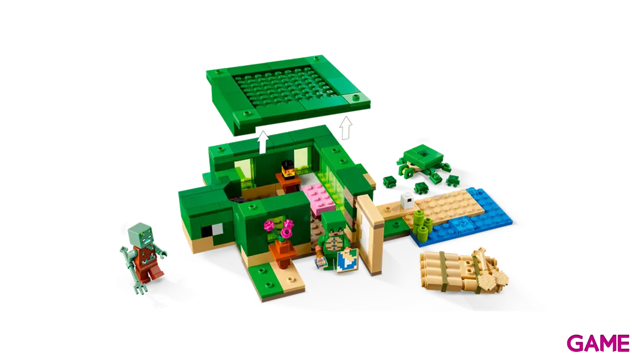 LEGO Minecraft: La Casa Tortuga de la Playa 21254-3