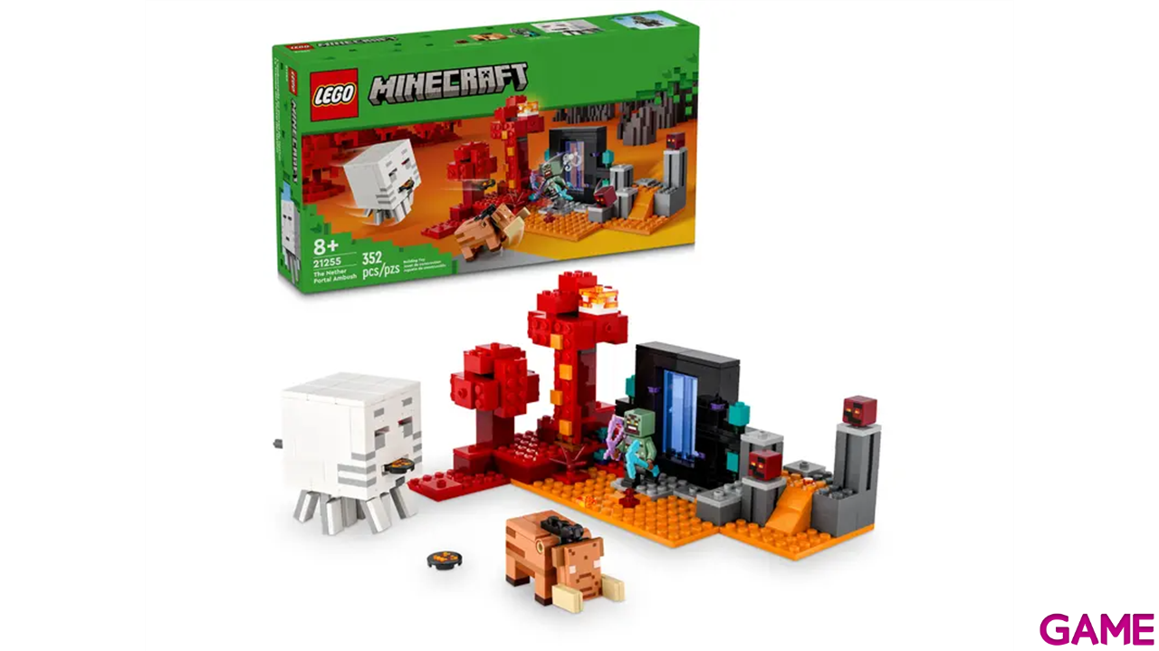 LEGO Minecraft: La Expedición al Portal del Nether 21255-1