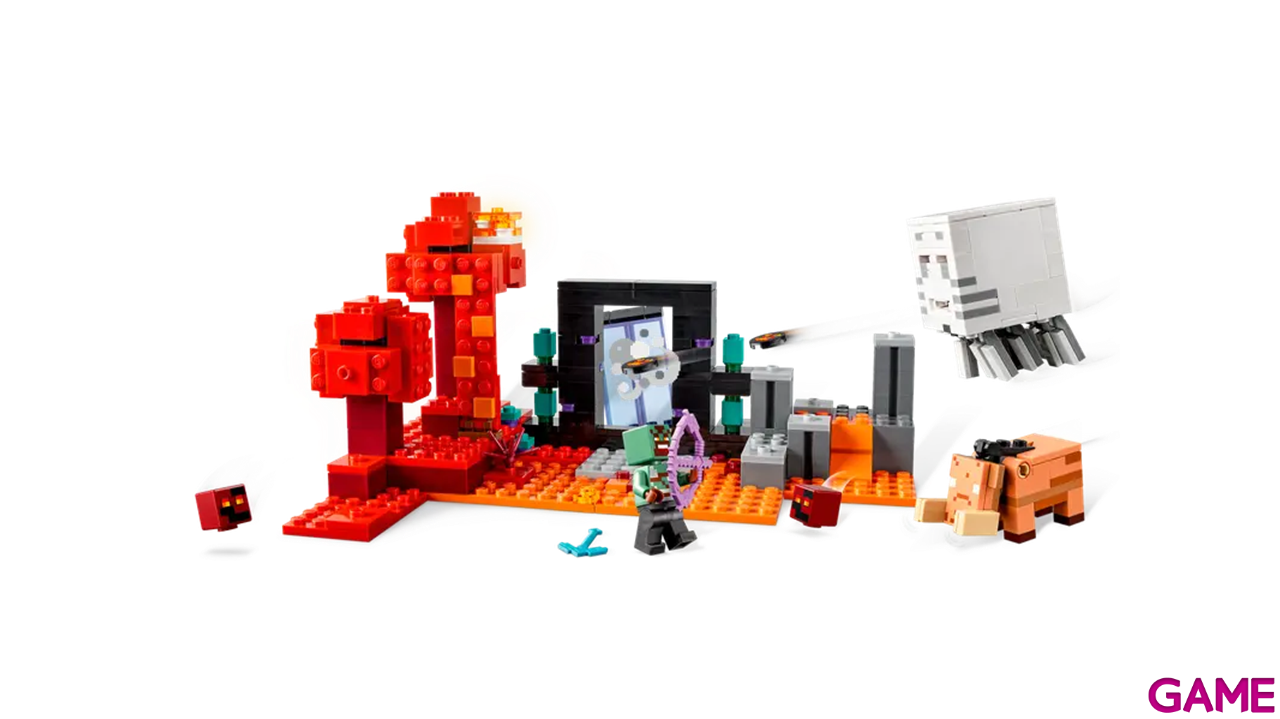 LEGO Minecraft: La Expedición al Portal del Nether 21255-2