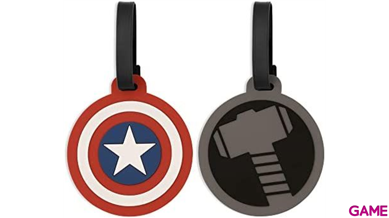 Etiqueta para Equipaje Marvel: Capitán América y Thor-0
