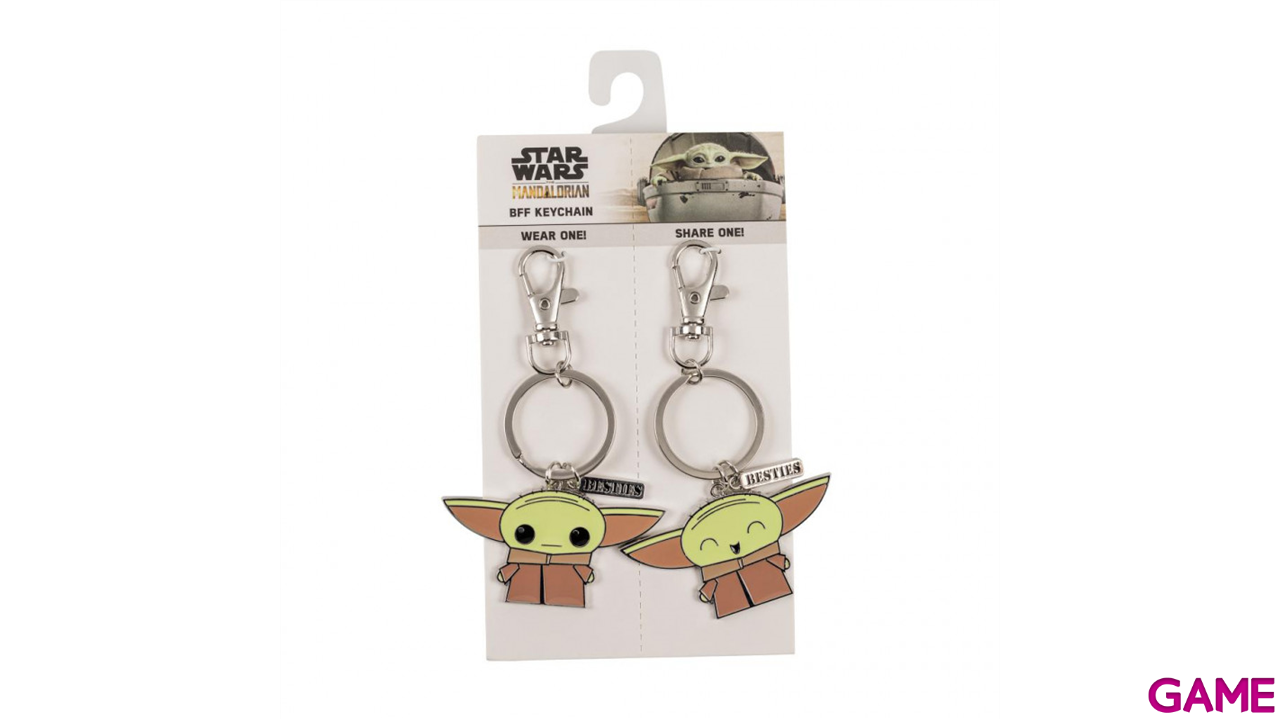 Set de Llaveros Star Wars The Mandalorian y Grogu BFF-0