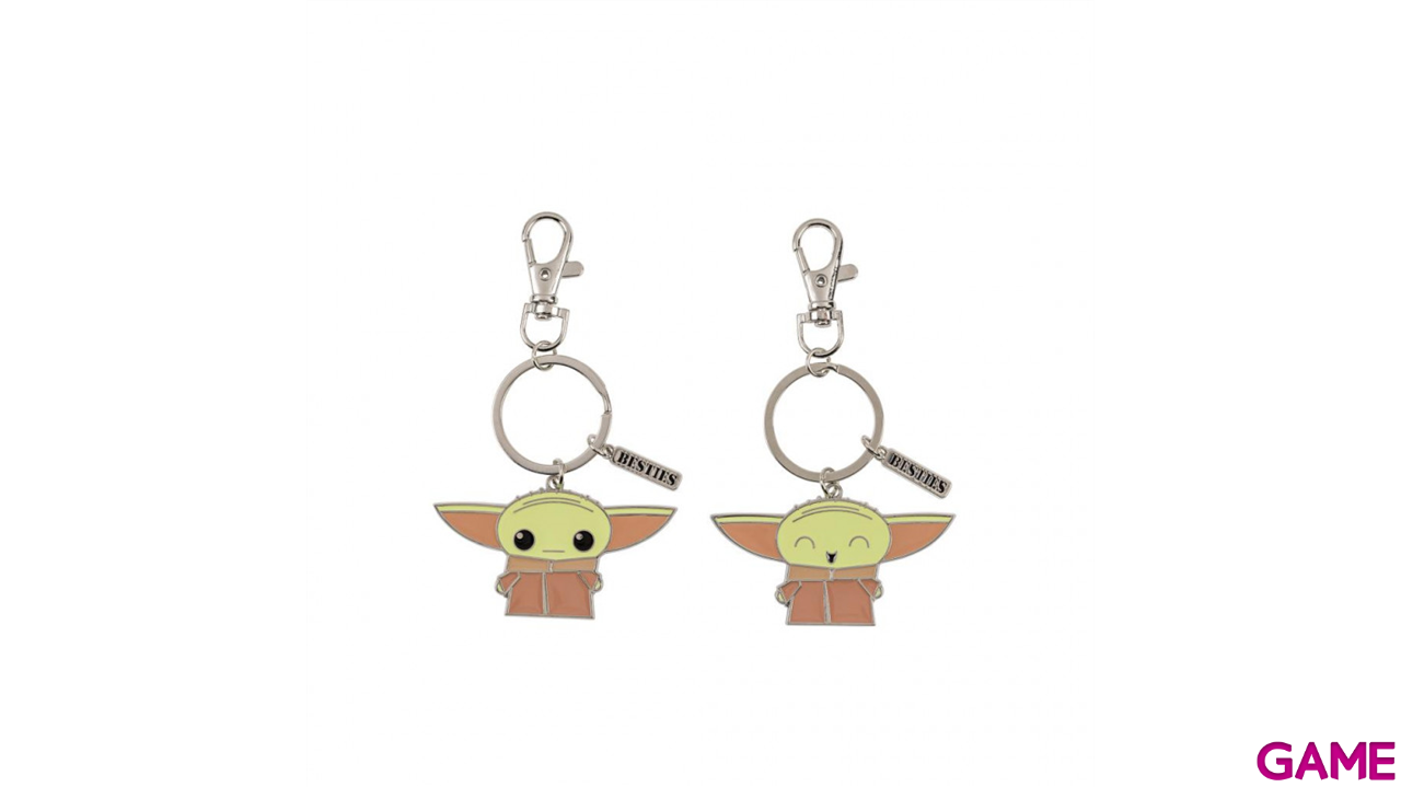 Set de Llaveros Star Wars The Mandalorian y Grogu BFF-1