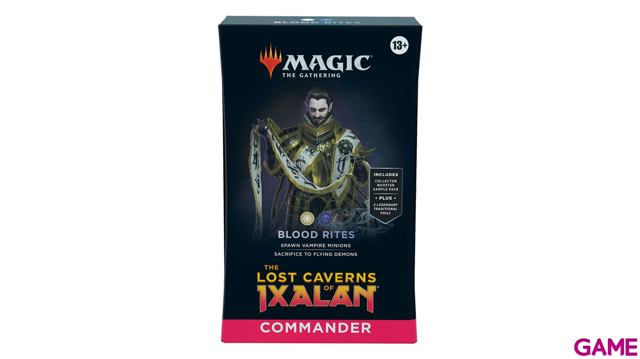 Mazo Commander Magic the Gathering: Las Cavernas Perdidas de Ixalán Inglés-1