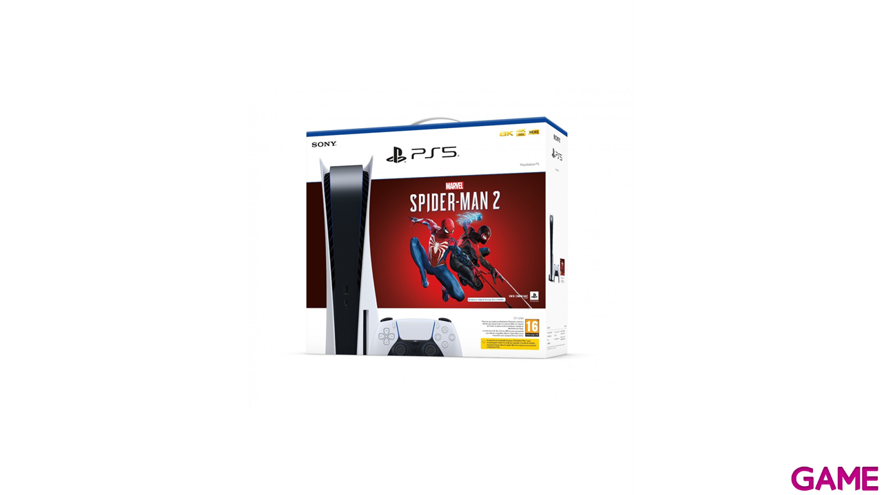 PlayStation 5 Standard Edition + Marvel´s Spider-Man 2 Voucher-2