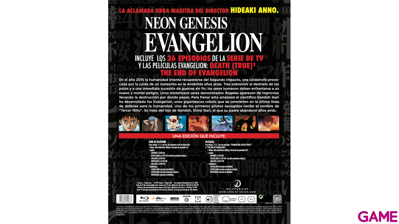 Neon Genesis Evangelion - Serie Completa + Películas Edición Digipack-1