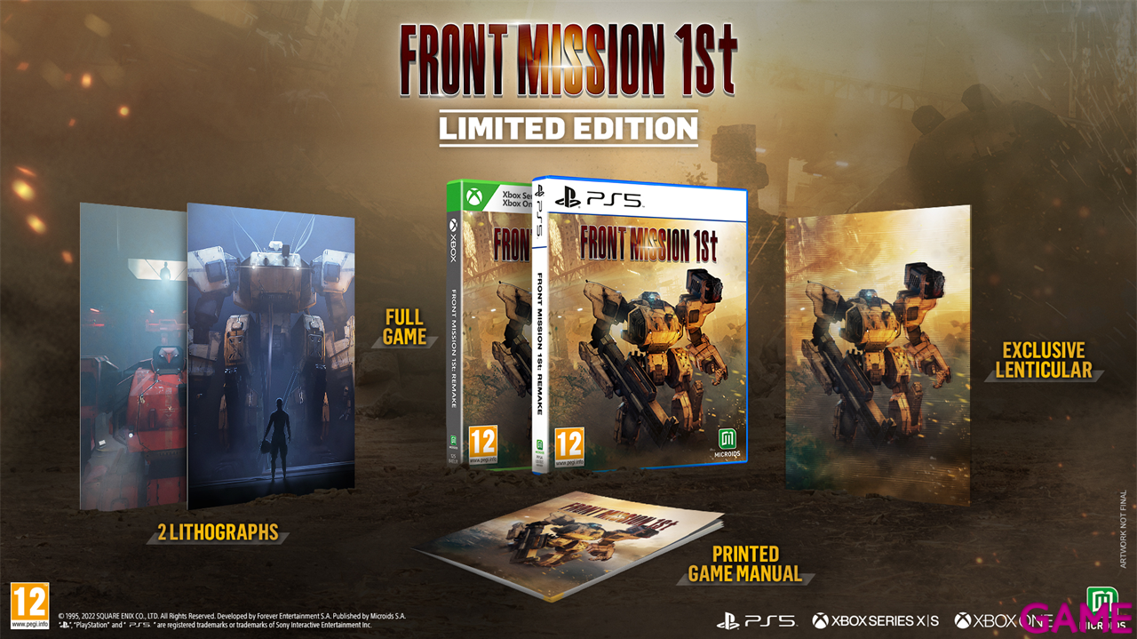 Front Mission 1st Remake Limited Edition-11