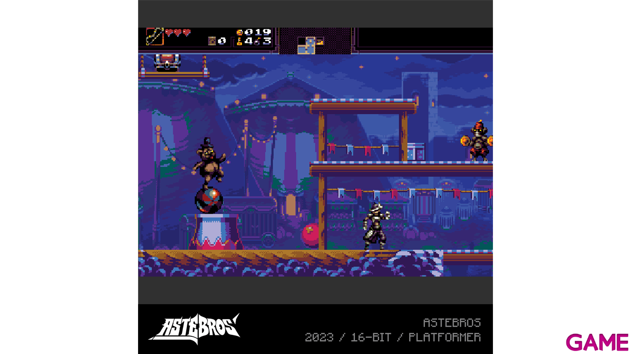 Cartucho Evercade Demons of Asterborg + Astebros-1