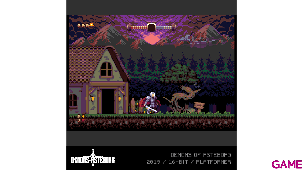 Cartucho Evercade Demons of Asterborg + Astebros-2