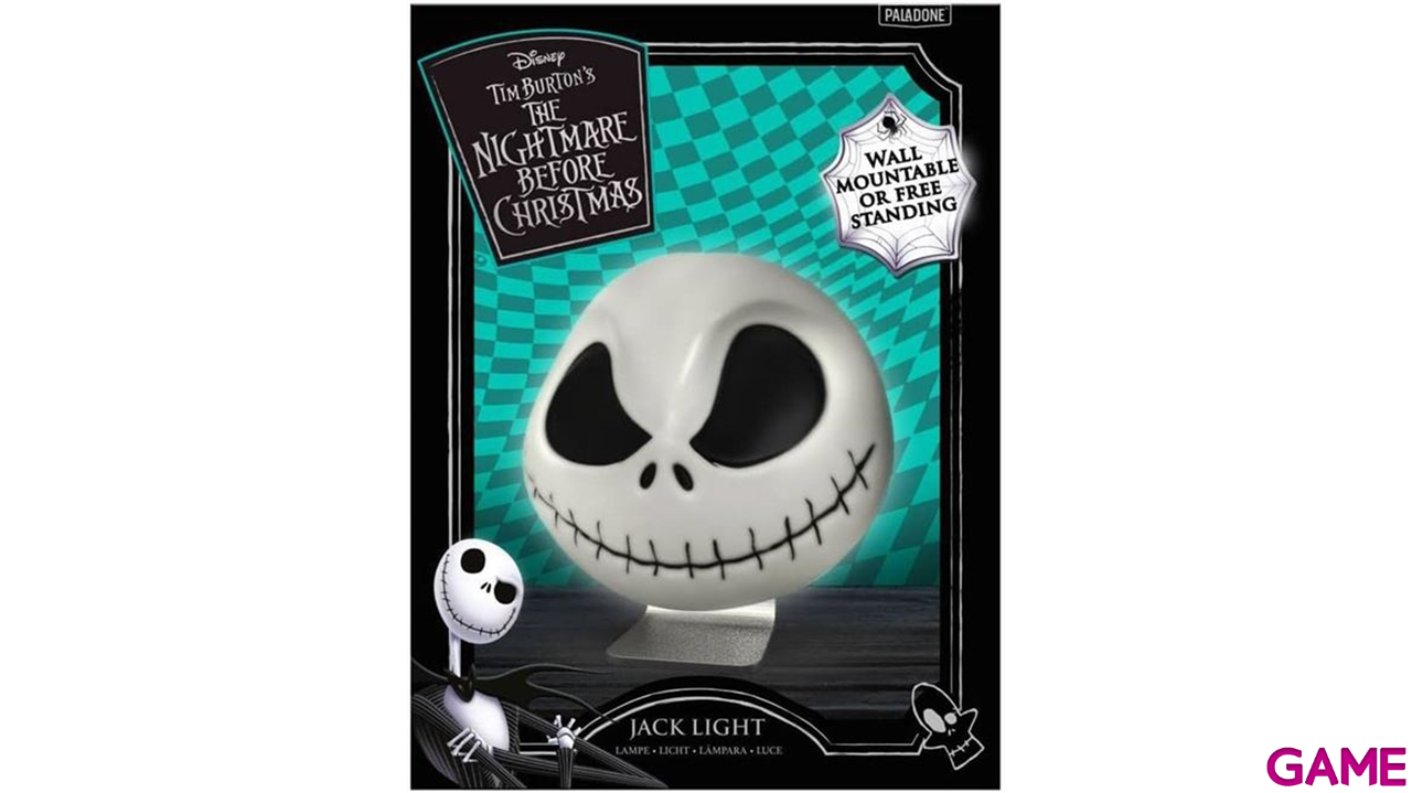 Lámpara Pesadilla Antes de Navidad: Máscara Jack Skellington-2
