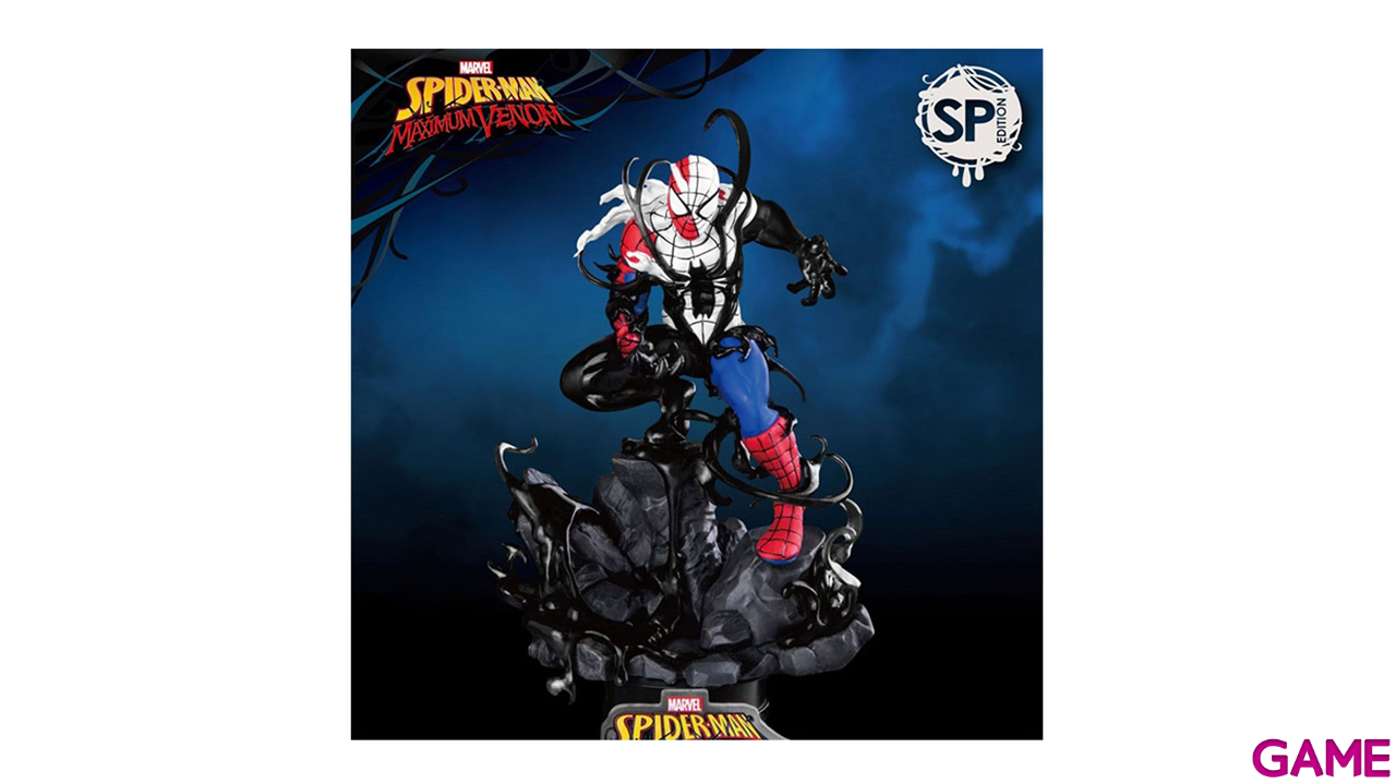 Figura Dstage Marvel Maximum Venom: Spider-Man Edición Especial-0