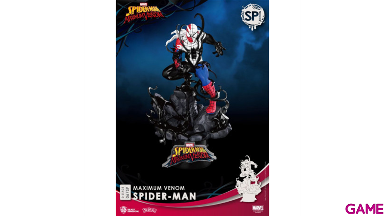 Figura Dstage Marvel Maximum Venom: Spider-Man Edición Especial-2