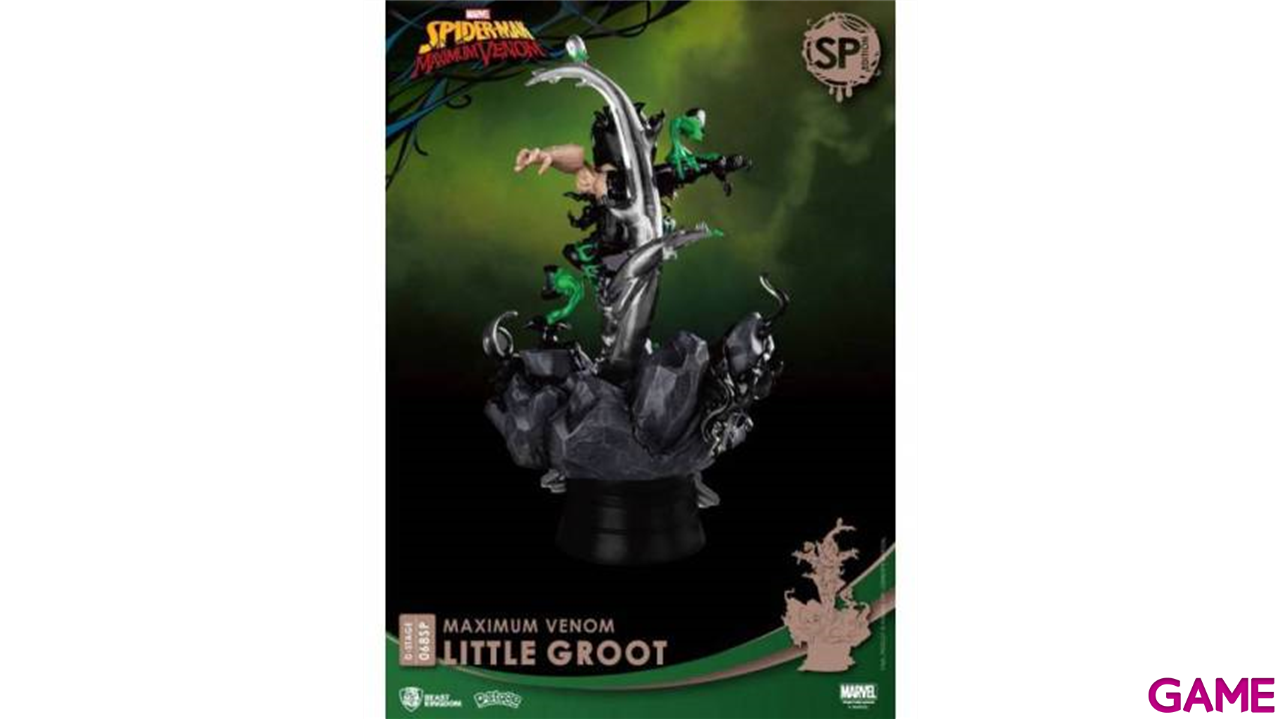 Figura Dstage Marvel Maximum Venom: Pequeño Groot-1