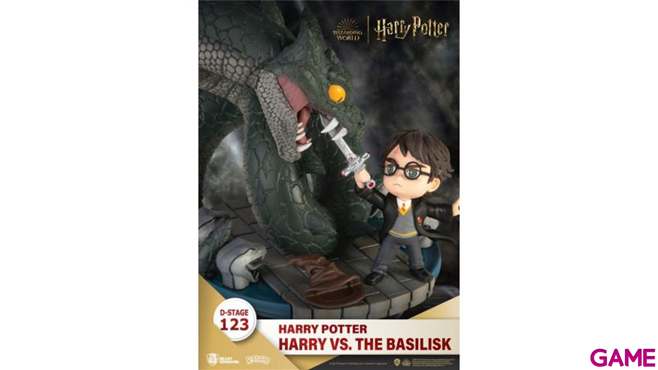 Figura Dstage Harry Potter: Harry Potter vs Basilisco-1