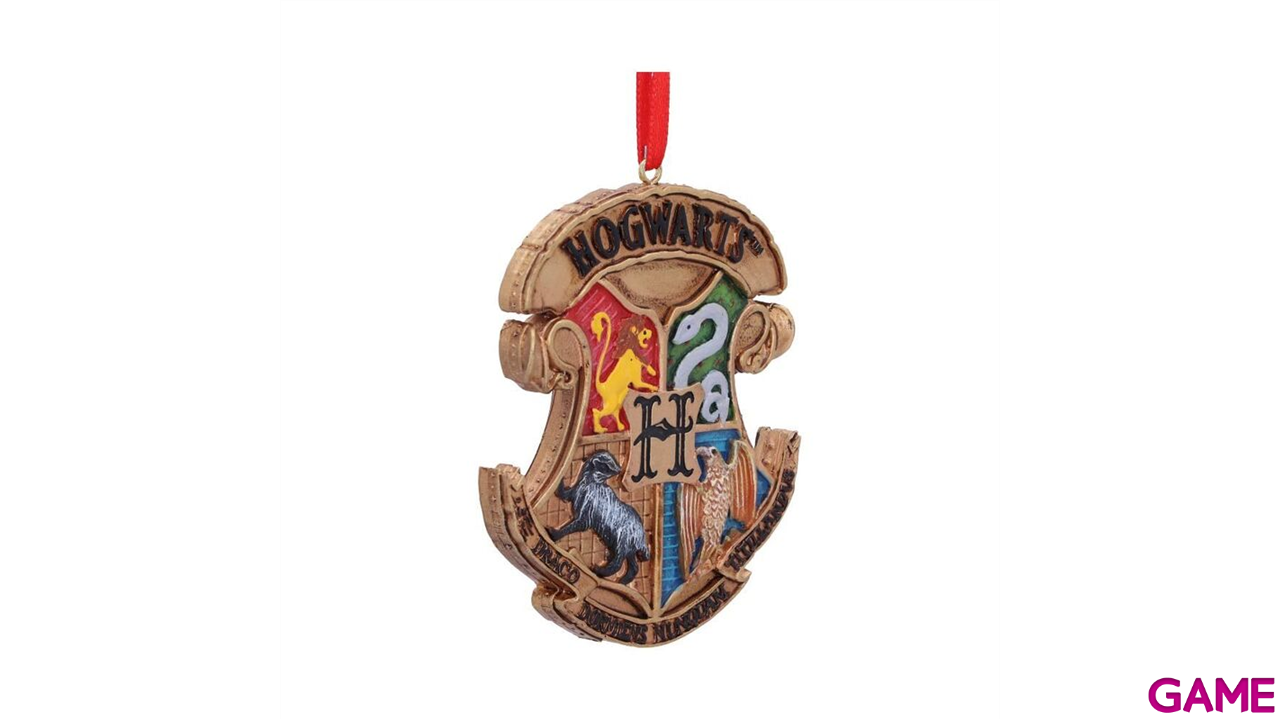 Adorno de Navidad Harry Potter: Escudo Hogwarts-0