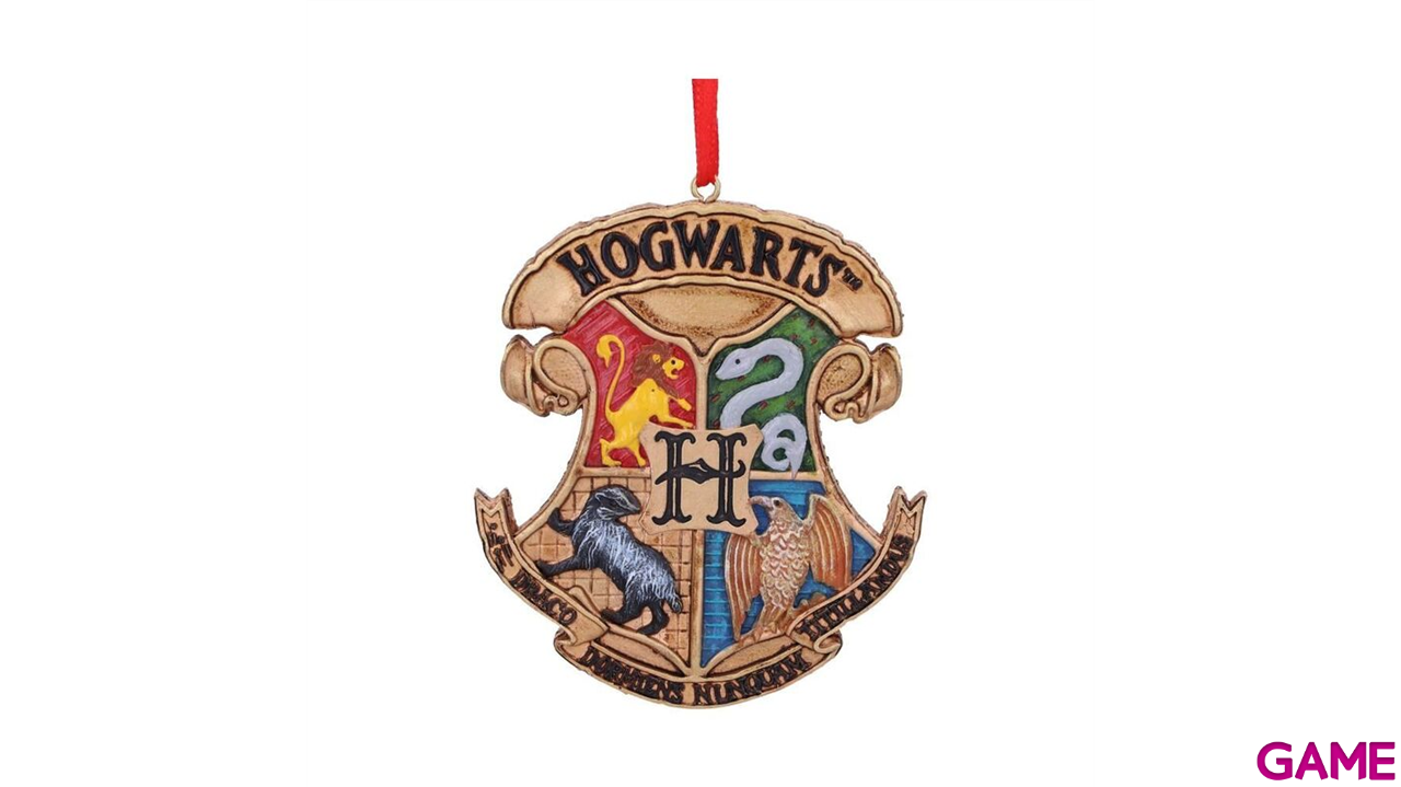 Adorno de Navidad Harry Potter: Escudo Hogwarts-3
