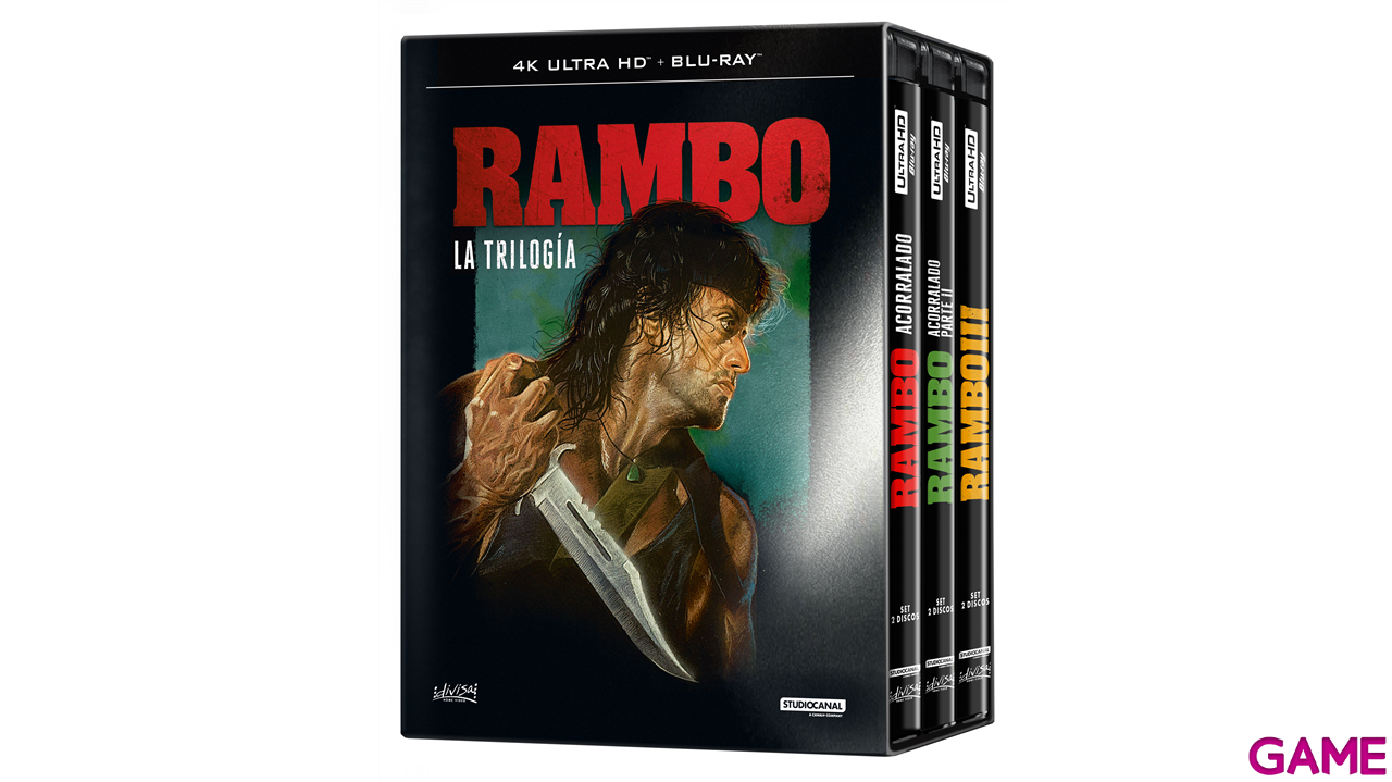 Rambo - La Trilogia 4K + BD-0