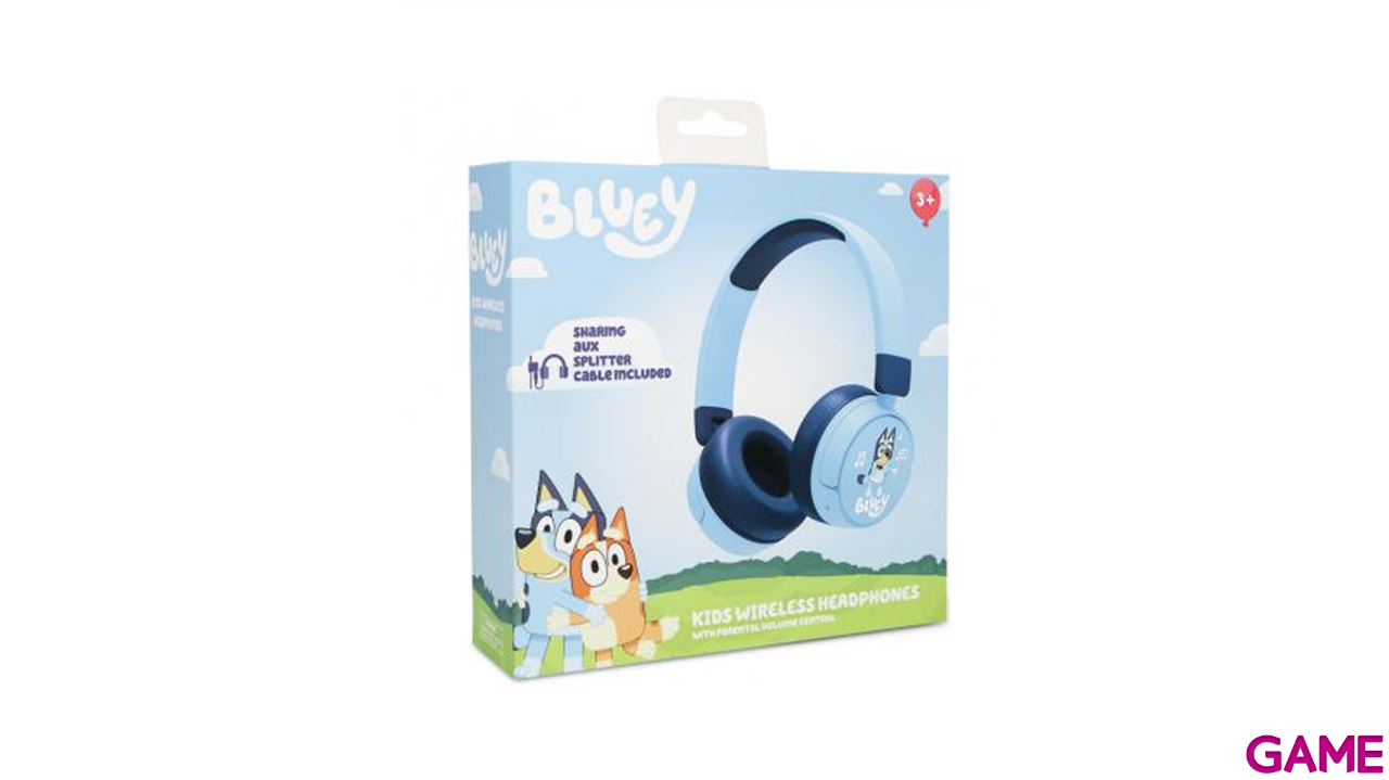 Auriculares Bluetooth Infantiles Bluey-4