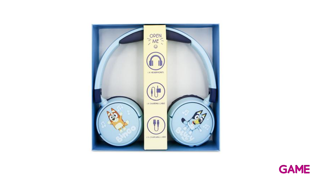 Auriculares Bluetooth Infantiles Bluey-5