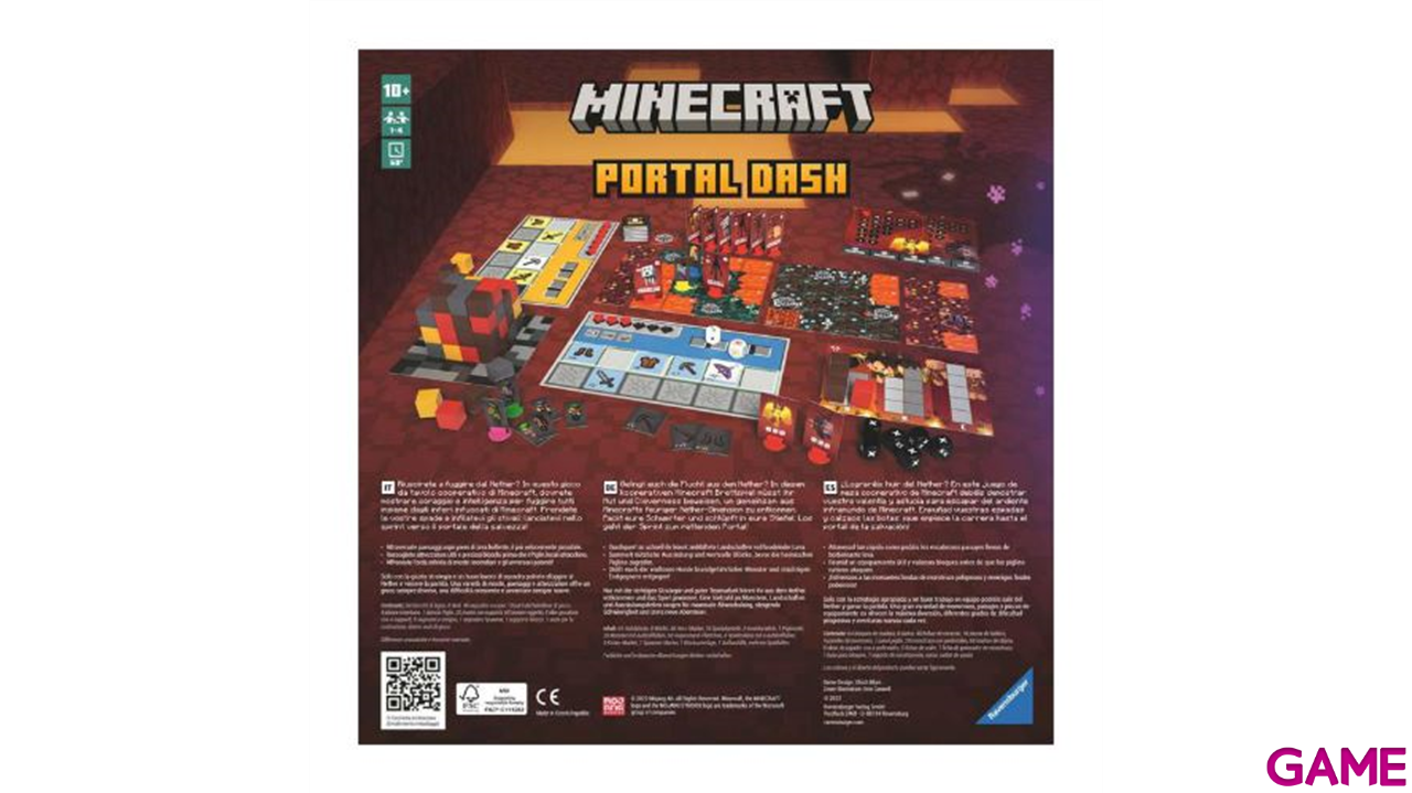 Juego de Mesa Minecraft Portal Dash-0