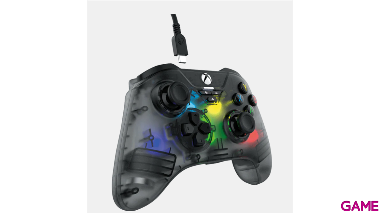 Controller con Cable Snakebyte RGB X gris -Licencia oficial--3