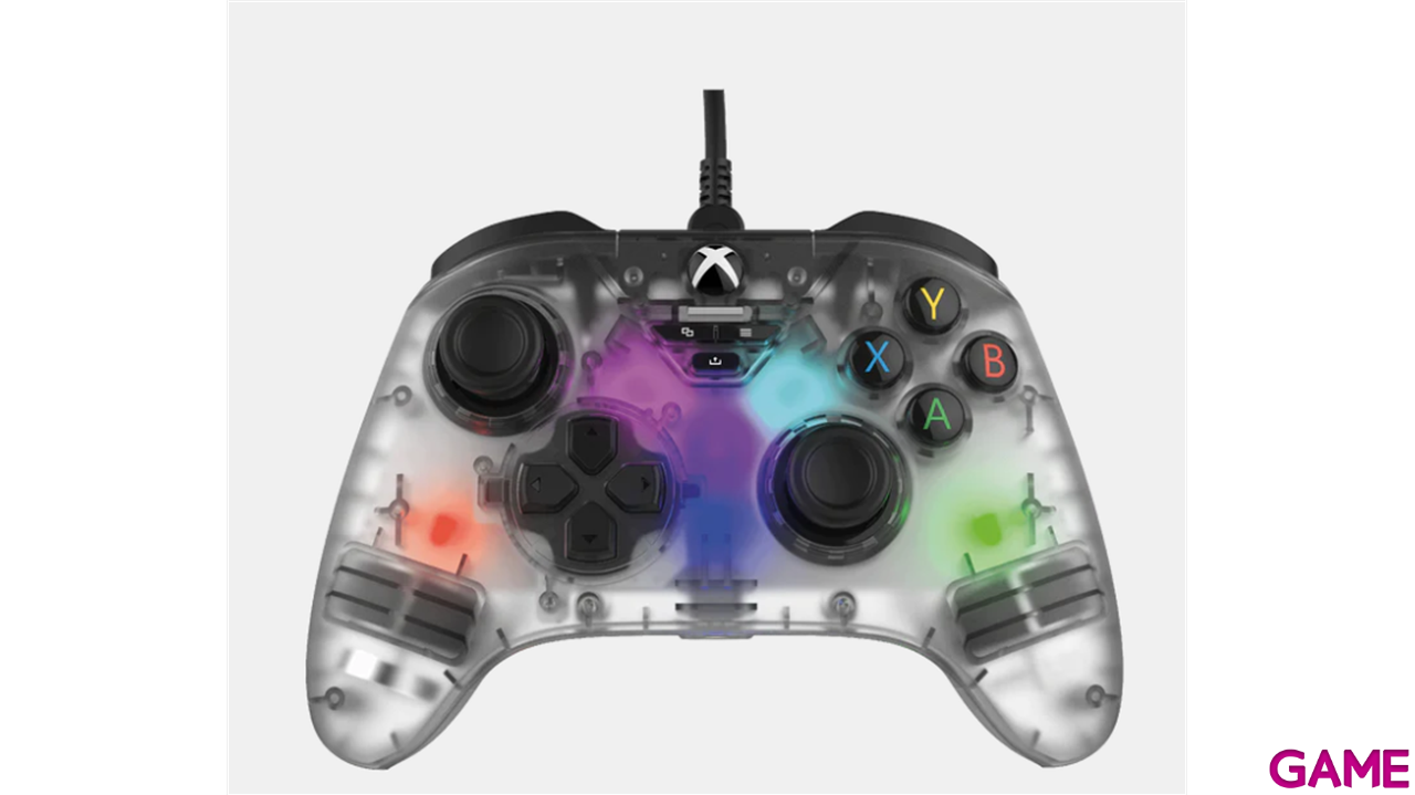Controller con Cable Snakebyte RGB X transparente -Licencia oficial--0