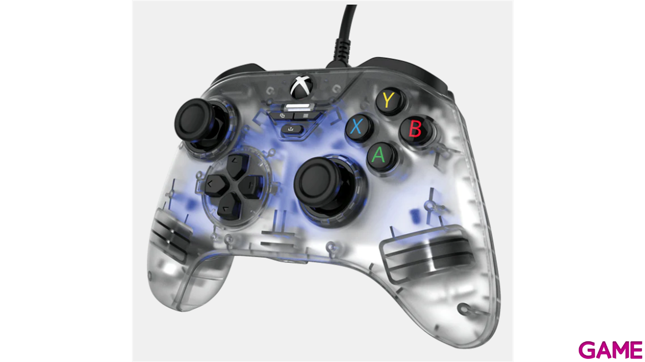 Controller con Cable Snakebyte RGB X transparente -Licencia oficial--1