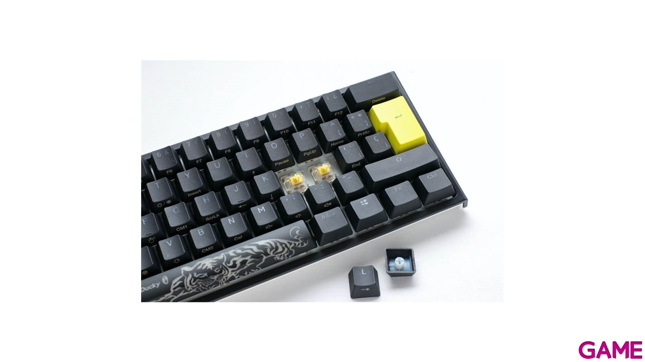 Ducky ONE 2 PRO Classic Mini 60% Gateron Yellow RGB PBT Mecanico - Teclado Gaming-2