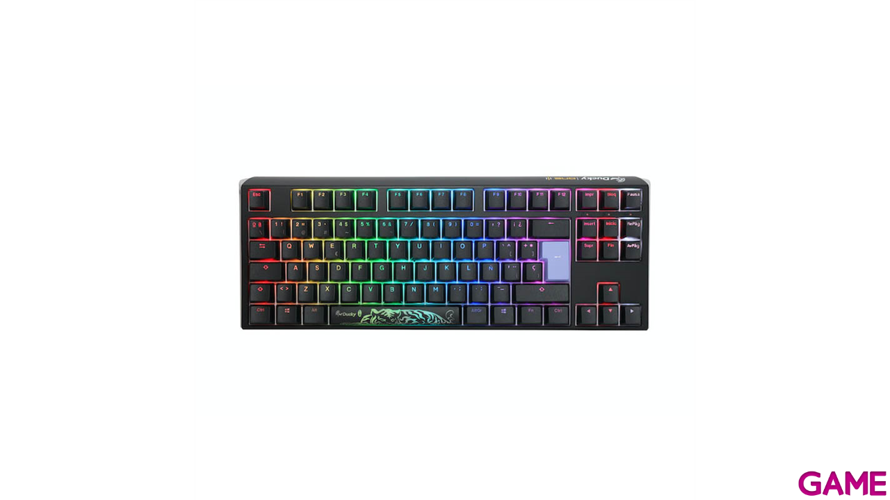 Ducky ONE 3 Classic TKL Hot-swappable MX-Silent Red RGB PBT Mecanico - Teclado Gaming-4