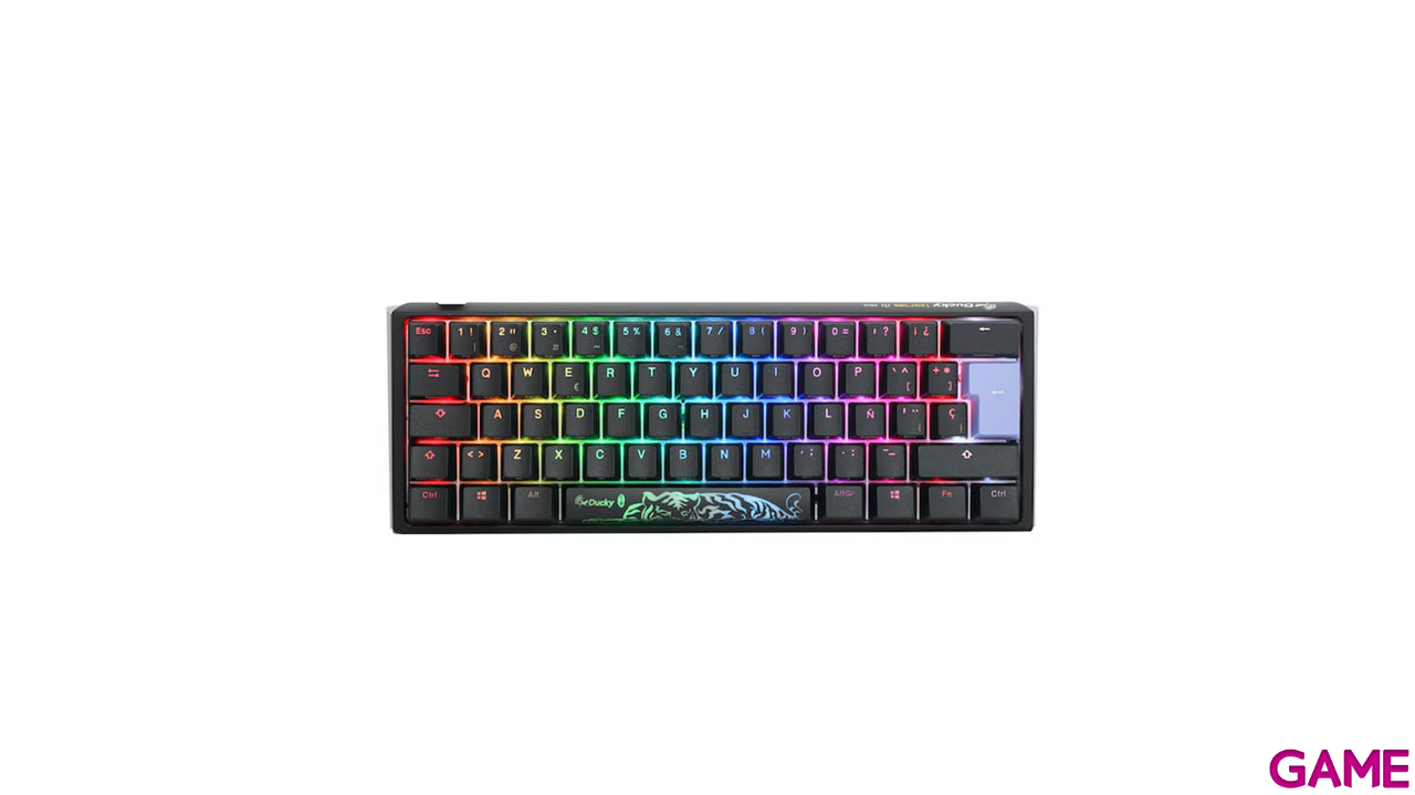Ducky ONE 3 Classic Mini 60% Hot-swappable MX-Brown RGB PBT Mecanico - Teclado Gaming-0