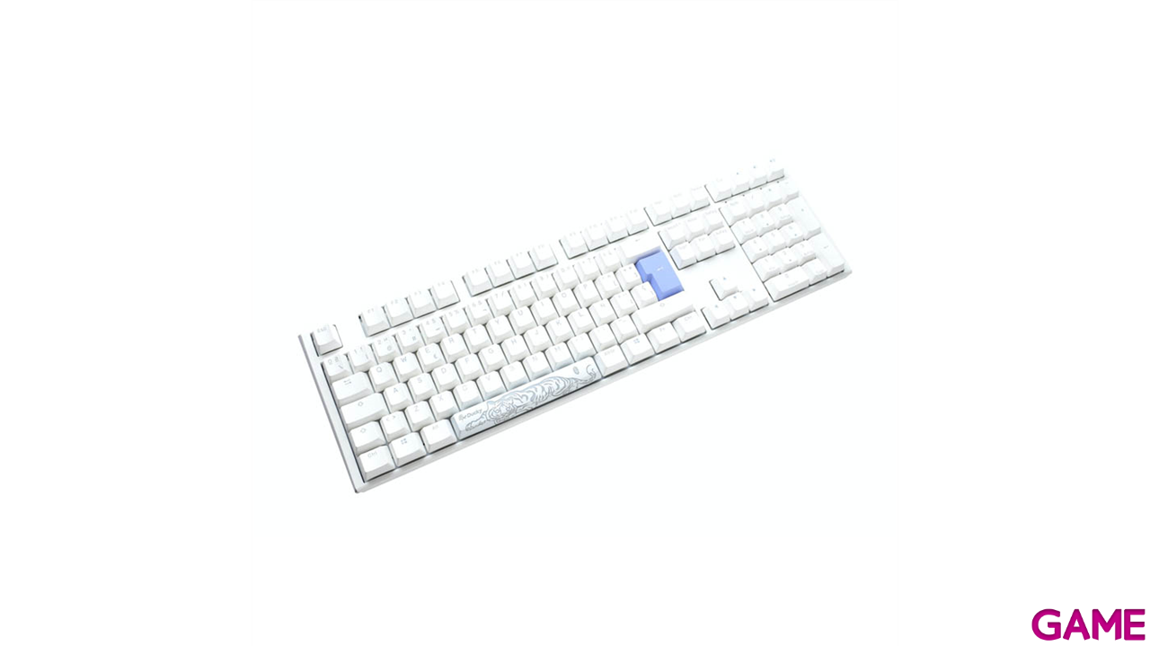 Ducky ONE 3 Classic Full-Size Pure White Hot-swappable MX-Clear RGB PBT Mecanico - Teclado Gaming-2