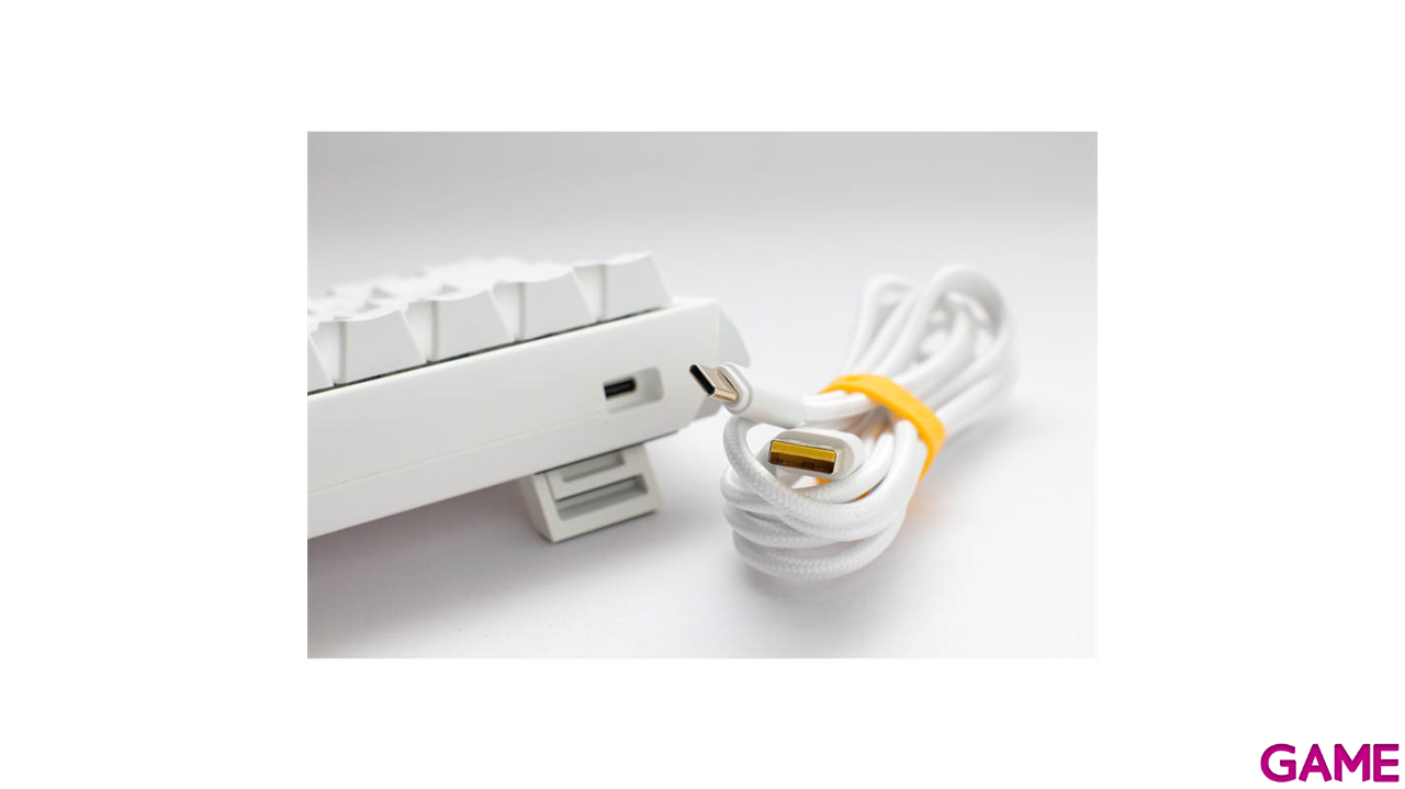 Ducky ONE 3 Classic SF 65% Pure White Hot-swappable MX-Blue RGB PBT Mecanico - Teclado Gaming-2