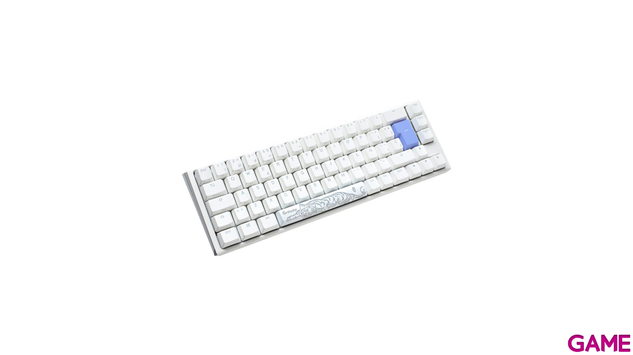 Ducky ONE 3 Classic SF 65% Pure White Hot-swappable MX-Blue RGB PBT Mecanico - Teclado Gaming-3