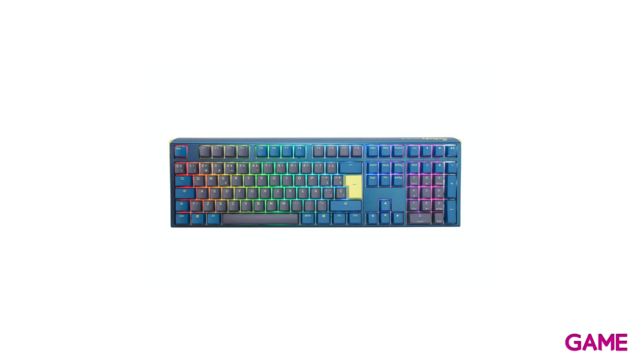 Ducky One 3 Daybreak Full-Size Hot-swappable MX-Silent Red RGB PBT Mecanico - Teclado Gaming-1
