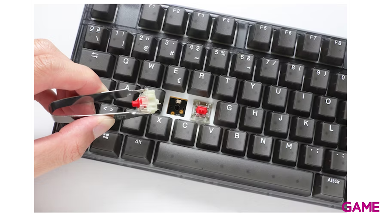 Ducky One 3 Aura Black Full-Size Hot-Swappable MX-Red PBT Mecanico - Teclado Gaming-5