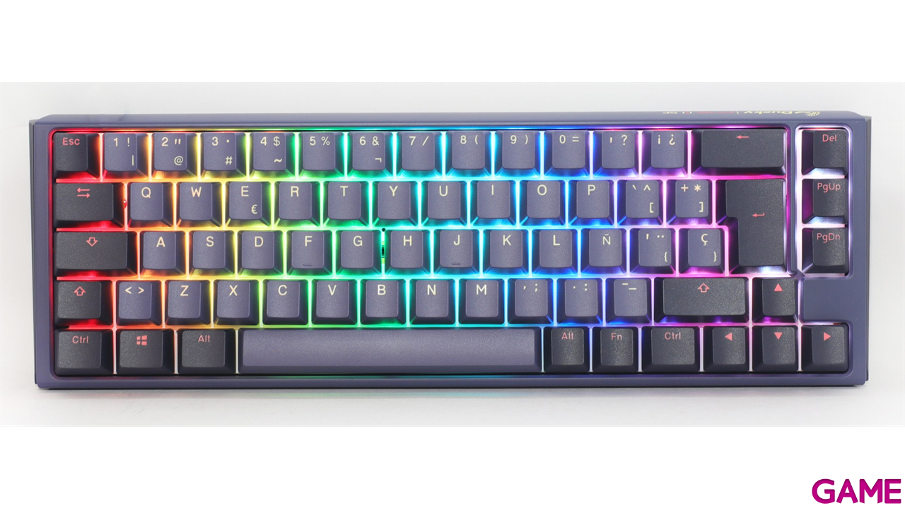 Ducky ONE 3 Cosmic SF 65% Hot-swappable MX-Clear RGB PBT Mecanico - Teclado Gaming-0