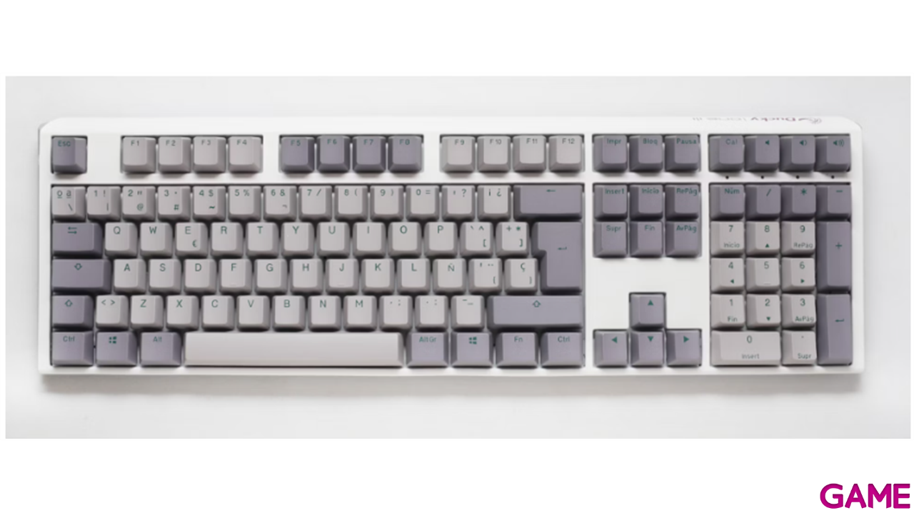 Ducky One 3 Mist Full-Size Hot-Swappable MX-Red PBT Mecanico - Teclado Gaming-2