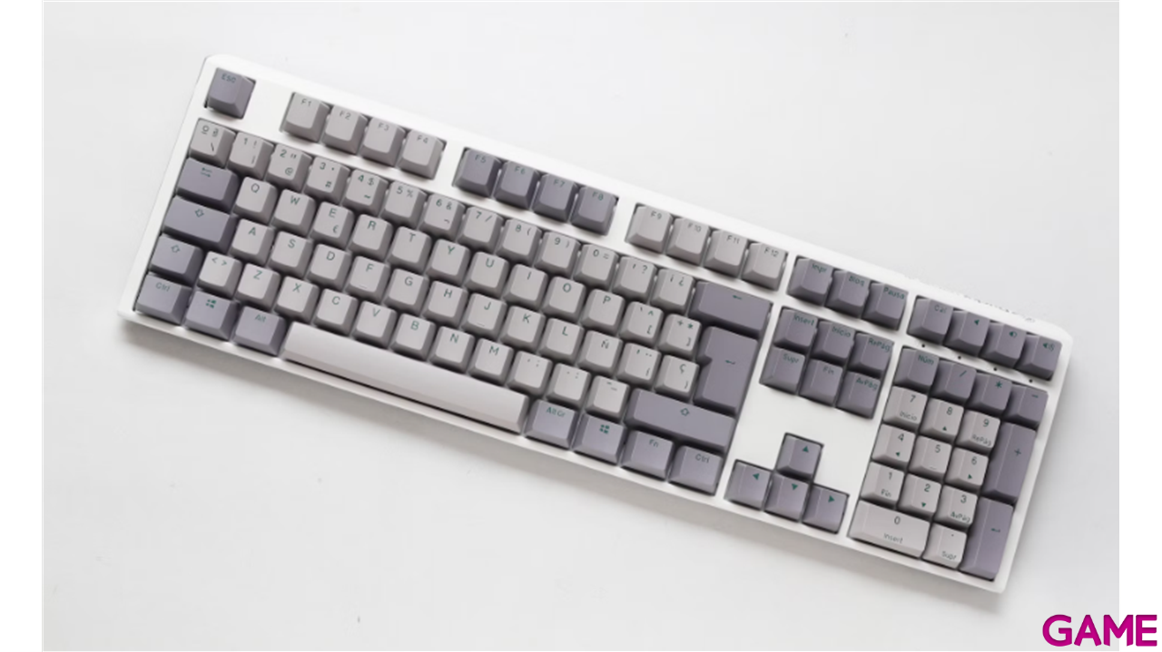 Ducky One 3 Mist Full-Size Hot-Swappable MX-Red PBT Mecanico - Teclado Gaming-5