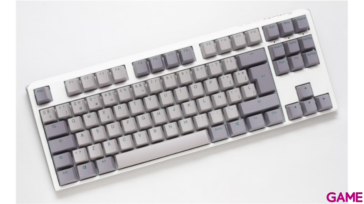 Ducky ONE 3 Mist TKL Hot-swappable MX-Speed Silver RGB PBT Mecanico - Teclado Gaming-2
