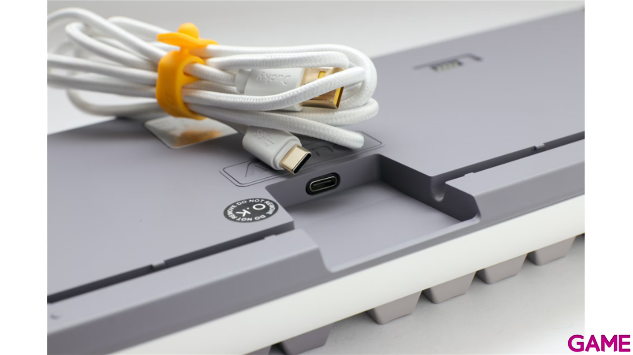 Ducky ONE 3 Mist TKL Hot-swappable MX-Speed Silver RGB PBT Mecanico - Teclado Gaming-5