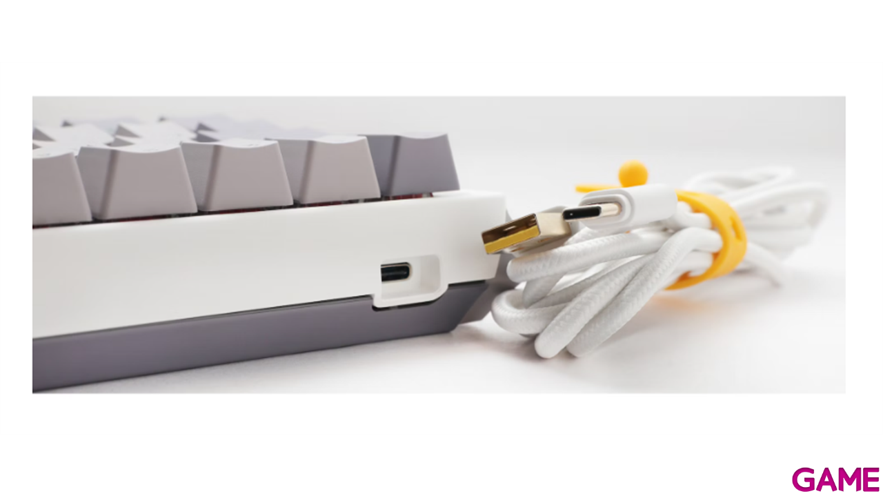 Ducky ONE 3 Mist Mini 60% Hot-swappable MX-Silent Red RGB PBT Mecanico - Teclado Gaming-1