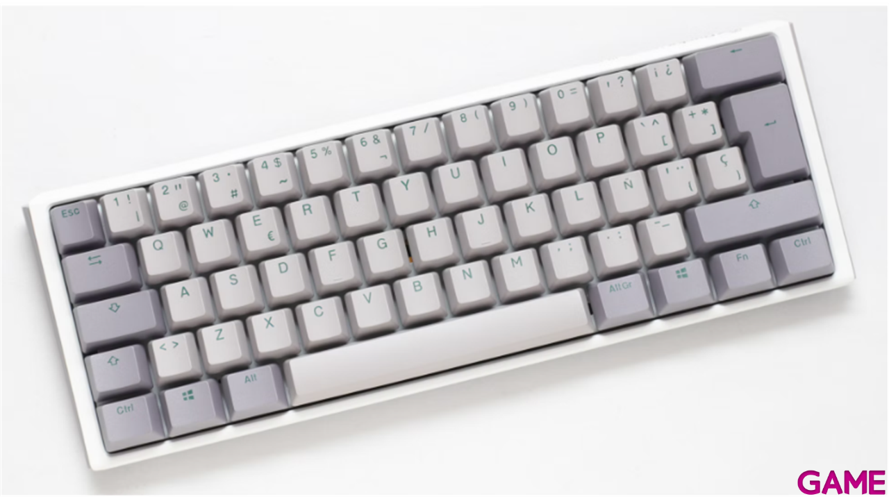 Ducky ONE 3 Mist Mini 60% Hot-swappable MX-Silent Red RGB PBT Mecanico - Teclado Gaming-3