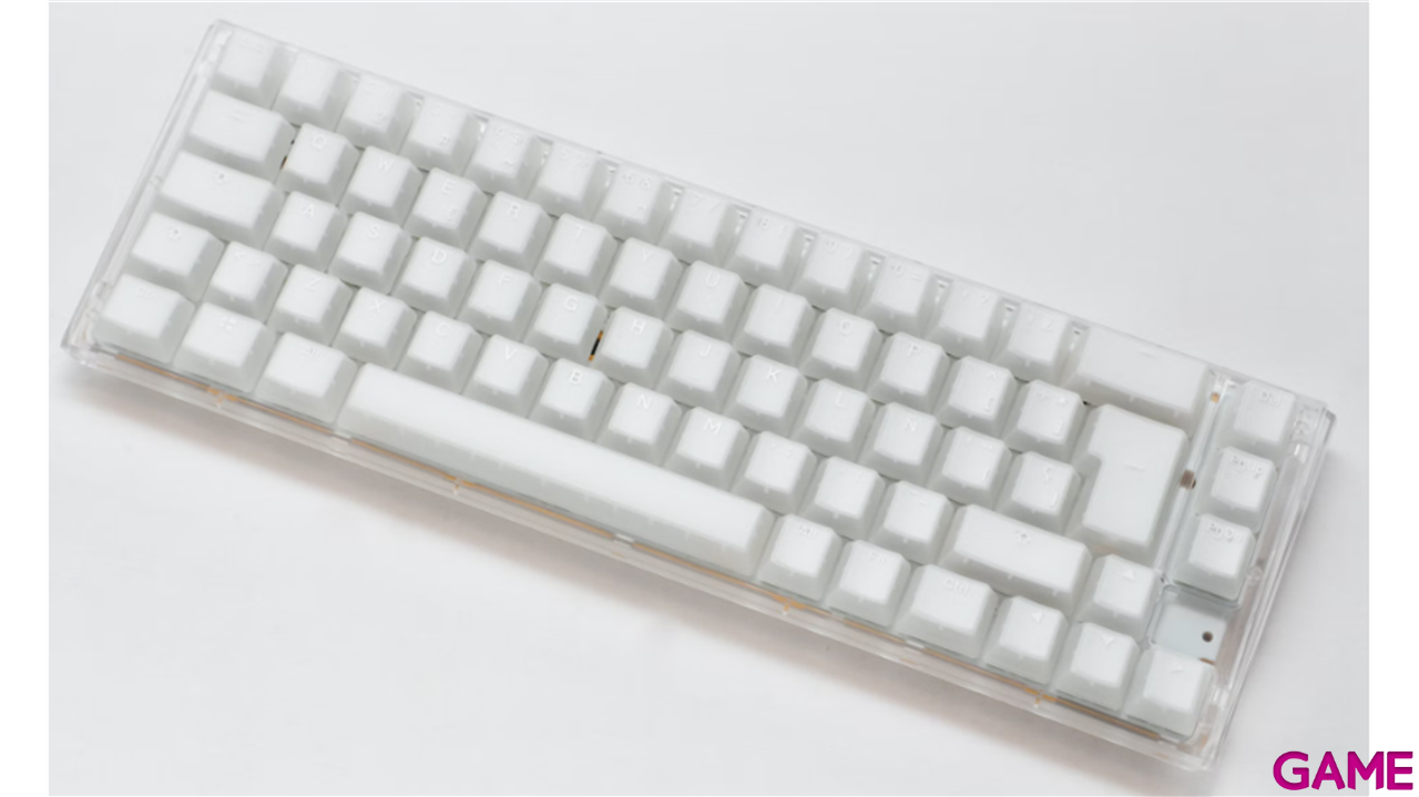 Ducky ONE 3 Aura White SF 65% Hot-swappable MX-Red RGB PBT Mecanico - Teclado Gaming-3