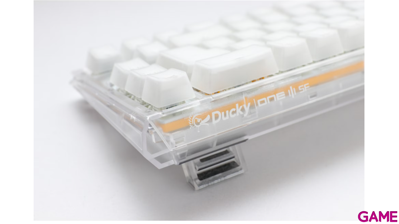 Ducky ONE 3 Aura White SF 65% Hot-swappable MX-Red RGB PBT Mecanico - Teclado Gaming-4