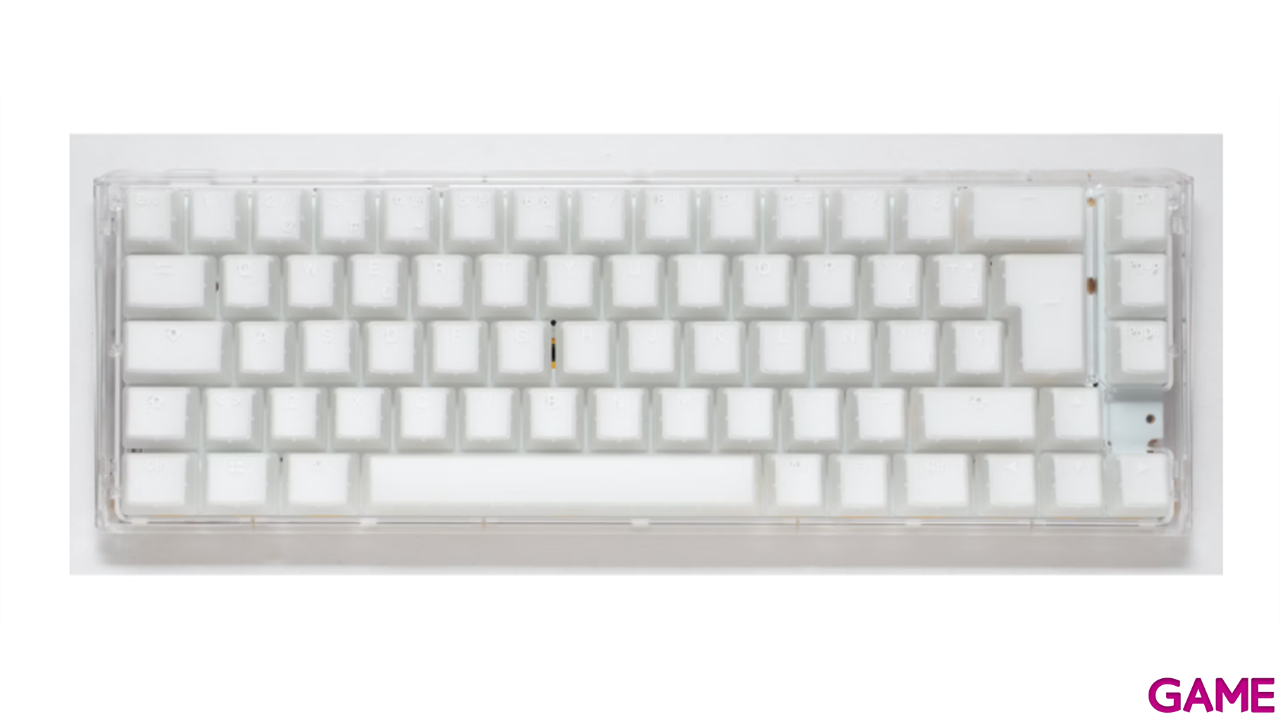 Ducky ONE 3 Aura White SF 65% Hot-swappable MX-Red RGB PBT Mecanico - Teclado Gaming-7