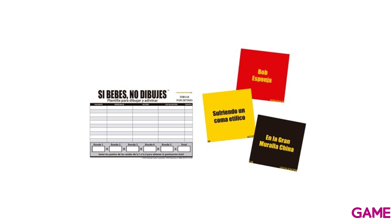 Juego de Mesa Si Bebes No Dibujes-1