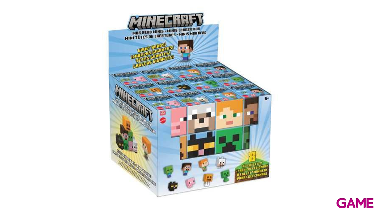 Minecraft Minis Cabeza mob surtida-1