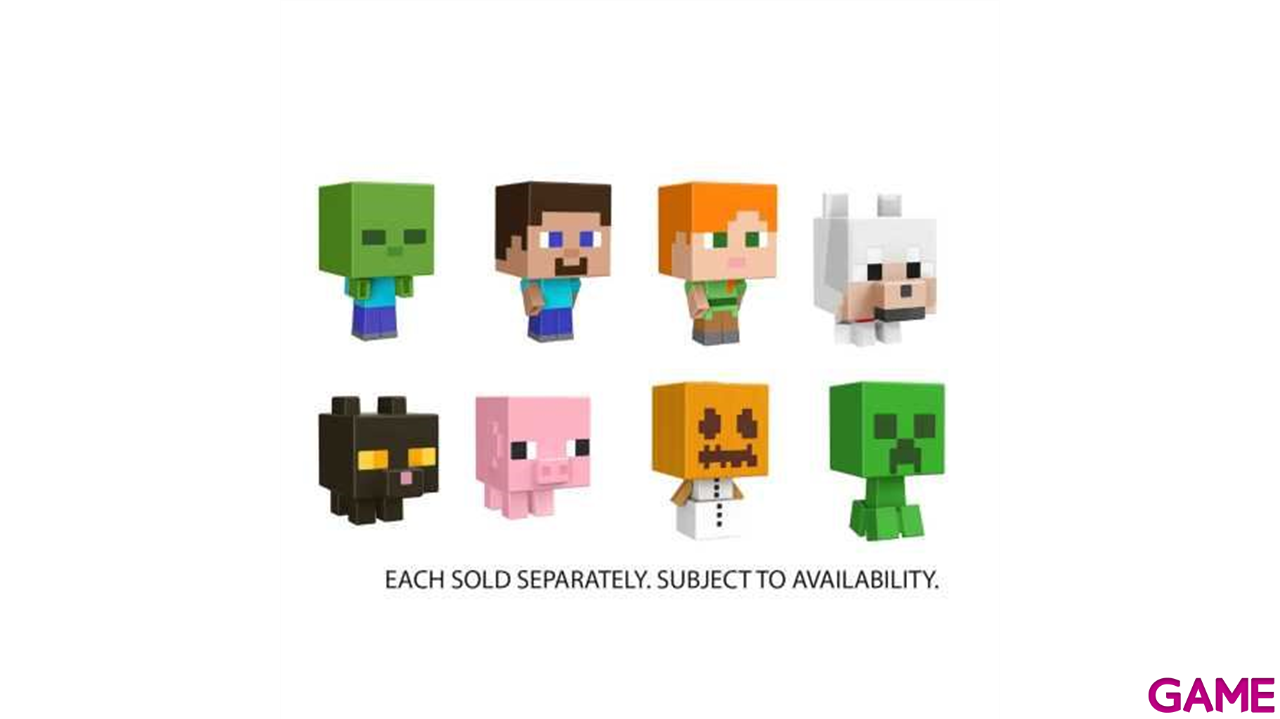 Minecraft Minis Cabeza mob surtida-2