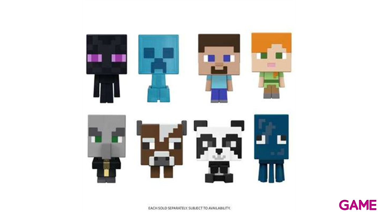 Minecraft Minis Cabeza mob surtida-3