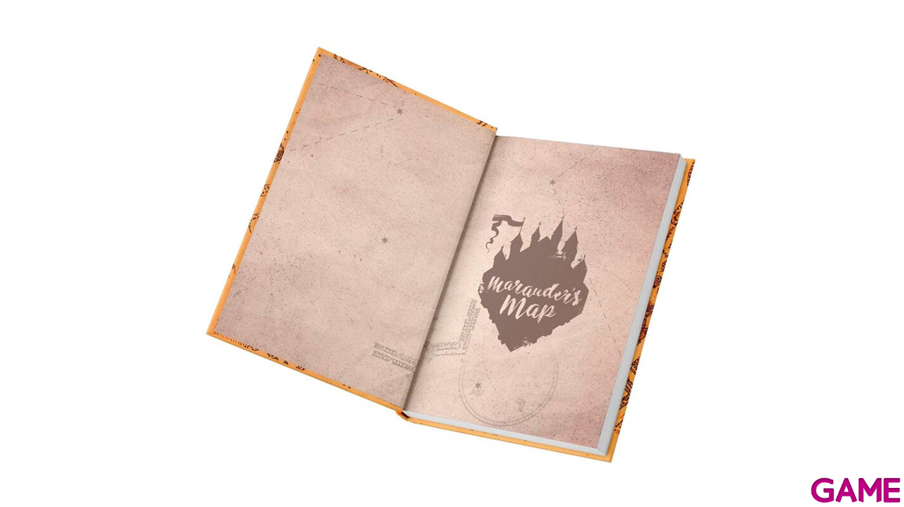Libreta con Luz Harry Potter: Mapa del Merodeador-1