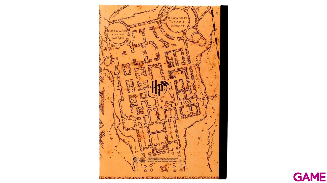 Libreta con Luz Harry Potter: Mapa del Merodeador-2